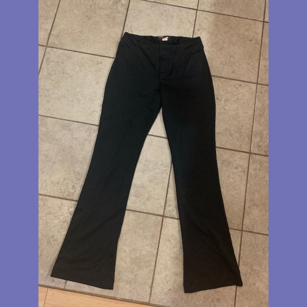 Stretch black 4 pockets pants